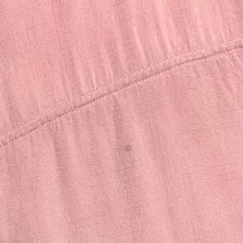 ARNA YORK Selena Tunic Top Petal Pink Tiered Lagenlook Double Hem Size 30/32 - Picture 5 of 5